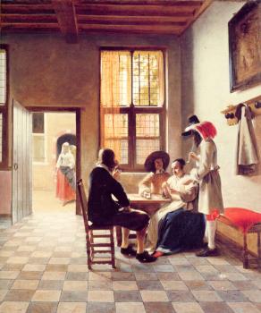 皮特爾 德 衚格 Card Players in a Sunlit Room 皮特爾 德 衚格 Card Players in a Sunlit Room